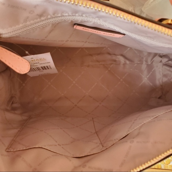 Michael Kors Large Pale Pink Ciara + Wallet NWT - Picture 7 of 8